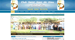 Desktop Screenshot of clubsaintjean2dieu.org