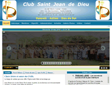 Tablet Screenshot of clubsaintjean2dieu.org